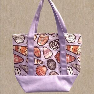 Keahi Ko x Resi Resin Lavender Shell Broke Bestie Mini Tote